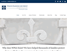 Tablet Screenshot of lawealthplan.com